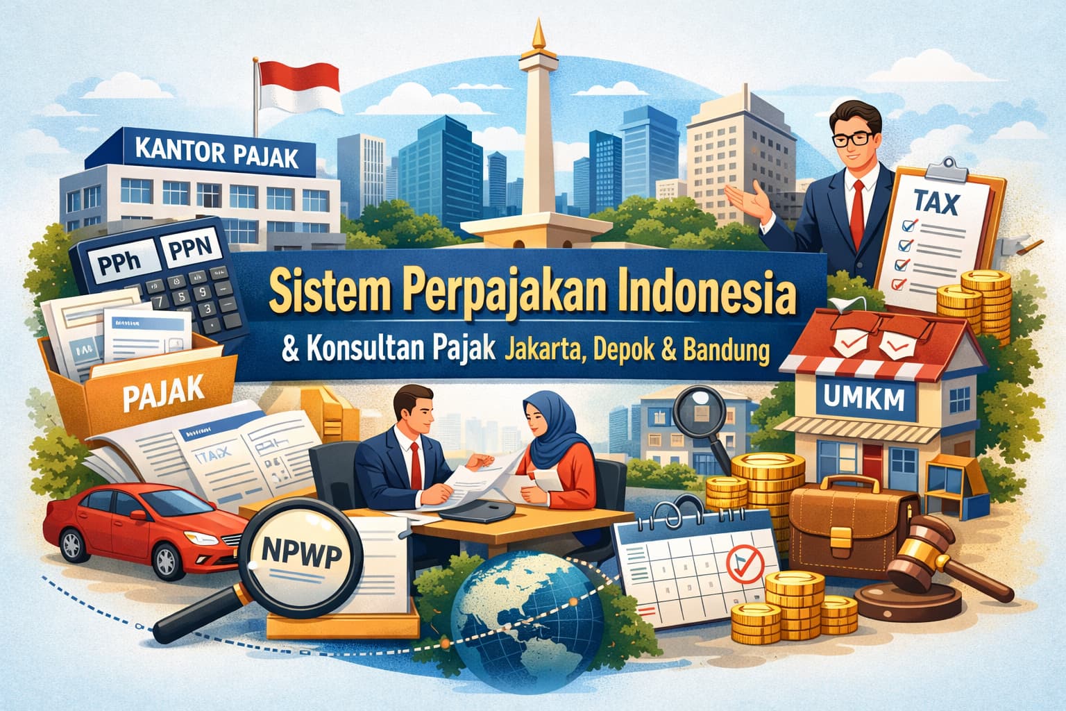 sistem perpajakan indonesia dan peran konsultan pajak jakarta,depok,bandung